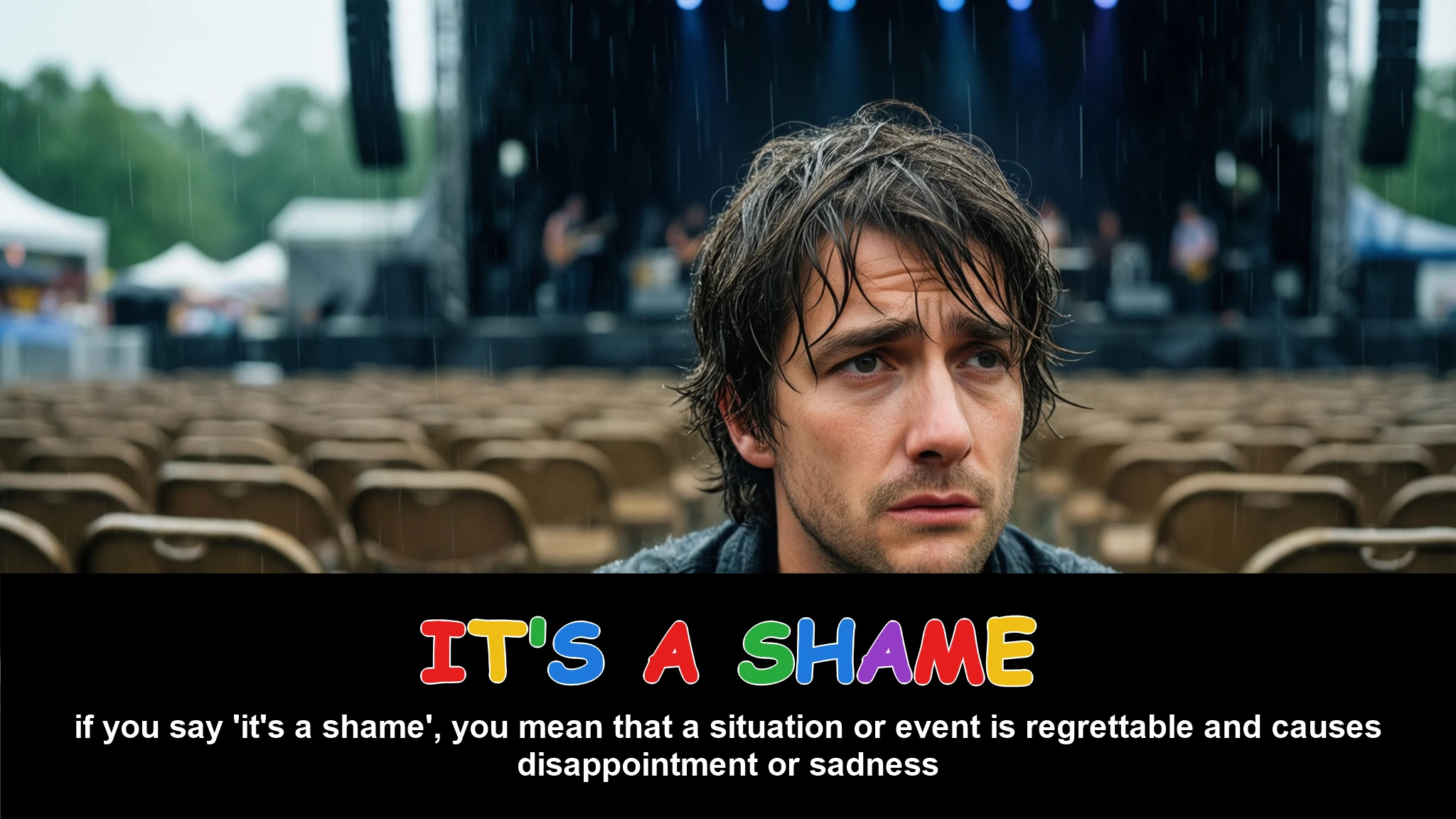 English Illustration for it's a shame